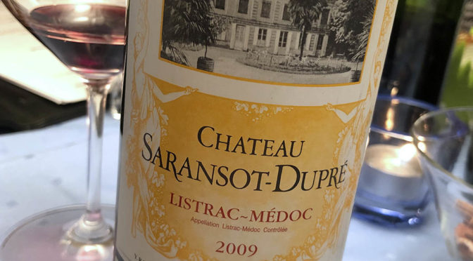 2009 Château Saransot-Dupré, Listrac-Médoc Cru Bourgeois, Bordeaux, Frankrig