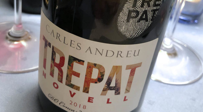 2018 Celler Carles Andreu, Trepat Novell, Catalonien, Spanien