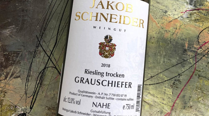 2018 Weingut Jakob Schneider, Grauschiefer Riesling Trocken, Nahe, Tyskland