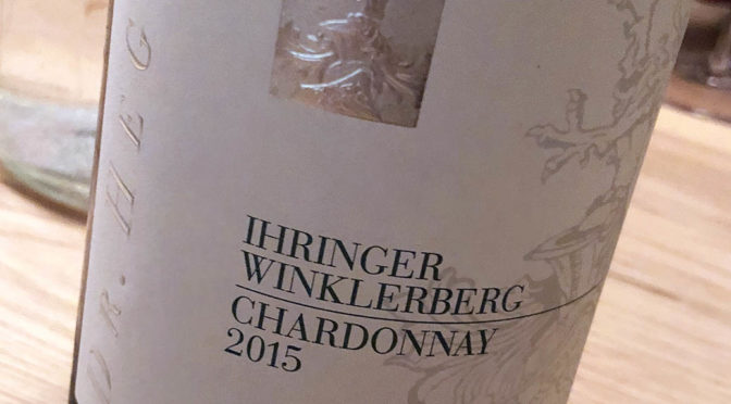 2015 Weingut Dr. Heger, Ihringer Winklerberg Chardonnay, Baden, Tyskland