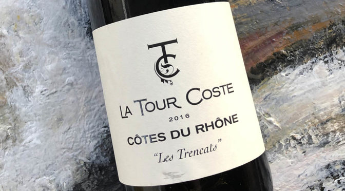 2016 Maison Les Deux Rhônes, La Tour Coste Côtes du Rhône Les Trencats, Rhône, Frankrig