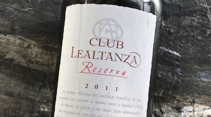 2011 Bodegas Altanza, Club Lealtanza Reserva, Rioja, Spanien