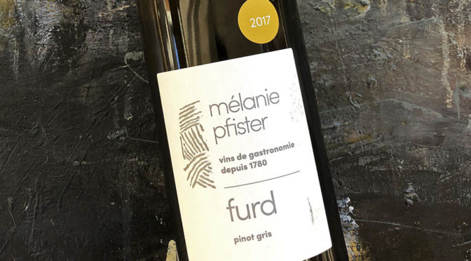 2018 Mélanie Pfister, Furd Pinot Gris, Alsace, Frankrig