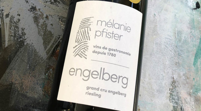 2016 Mélanie Pfister, Riesling Grand Cru Engelberg, Alsace, Frankrig