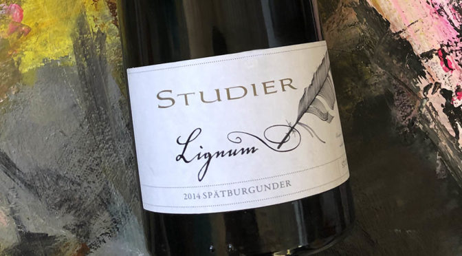 2014 Weingut Studier, Spätburgunder Lignum Trocken, Pfalz, Tyskland