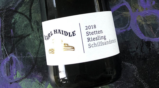 2018 Weingut Karl Haidle, Stetten Riesling Schilfsandstein, Württemberg, Tyskland