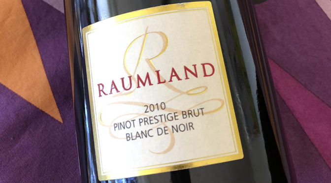 2010 Sekthaus Raumland, Pinot Blanc de Noirs Prestige Brut, Rheinhessen, Tyskland