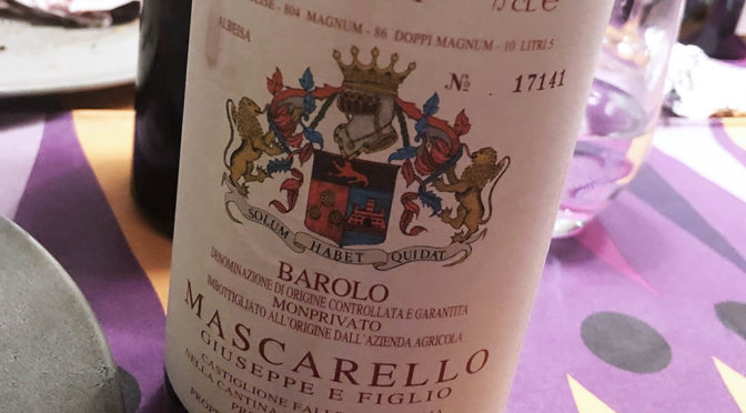 2011 Giuseppe Mascarello e Figlio, Barolo Monprivato, Piemonte, Italien