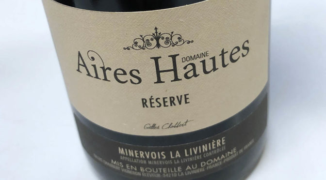 2016 Domaine des Aires Hautes, Minervois La Livinière Rèserve, Languedoc, Frankrig