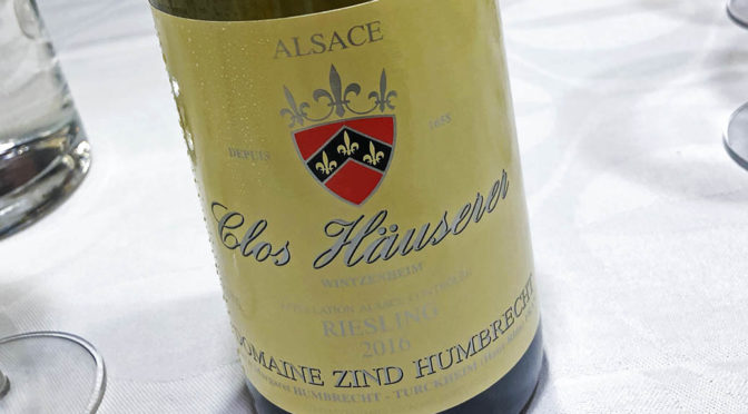 2016 Domaine Zind-Humbrecht, Riesling Clos Häuserer, Alsace, Frankrig