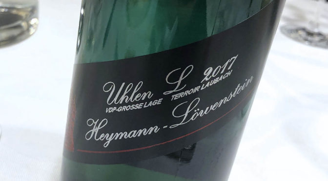 2017 Weingut Heymann-Löwenstein, Winninger Uhlen Laubach Riesling GG, Mosel, Tyskland