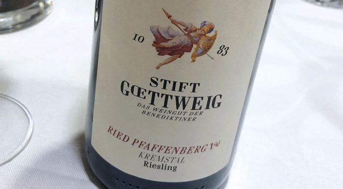 2017 Weingut Stift Göttweig, Riesling Steiner Ried Pfaffenberg, Kremstal, Østrig