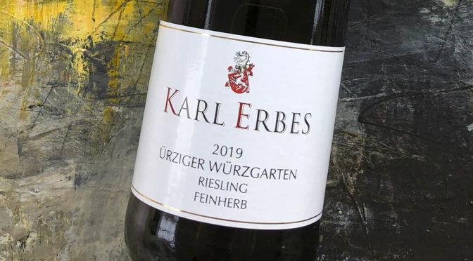 2019 Weingut Karl Erbes, Ürziger Würzgarten Riesling Feinherb, Mosel, Tyskland