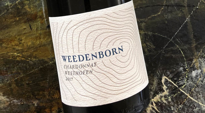 2017 Weingut Weedenborn, Westhofener Chardonnay, Rheinhessen, Tyskland