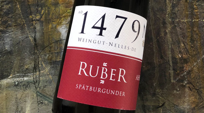 2017 Weingut Nelles, Ruber Spätburgunder Trocken, Ahr, Tyskland