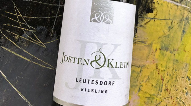 2015 Weingut Josten & Klein, Leutesdorf Riesling Trocken, Mittelrhein, Tyskland