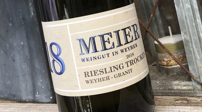 2018 Weingut Meier, Riesling Weyher Granit, Pfalz, Tyskland