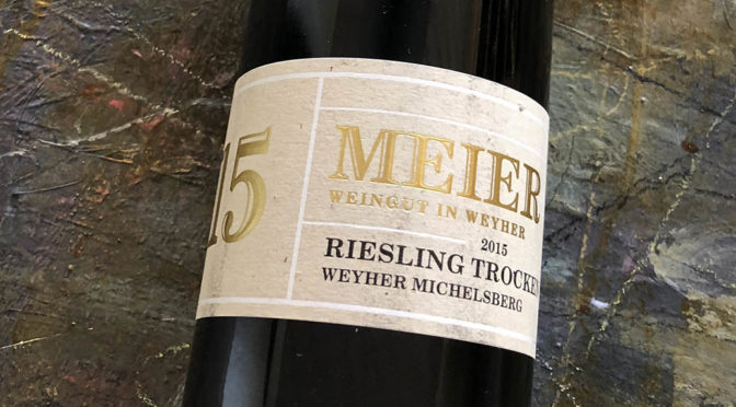 2015 Weingut Meier, Weyherer Michelsberg Riesling Trocken, Pfalz, Tyskland