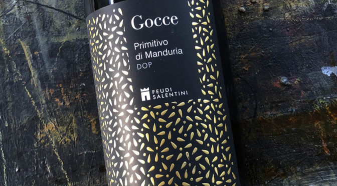 2016 Feudi Salentini, Gocce Primitivo di Manduria, Puglia, Italien