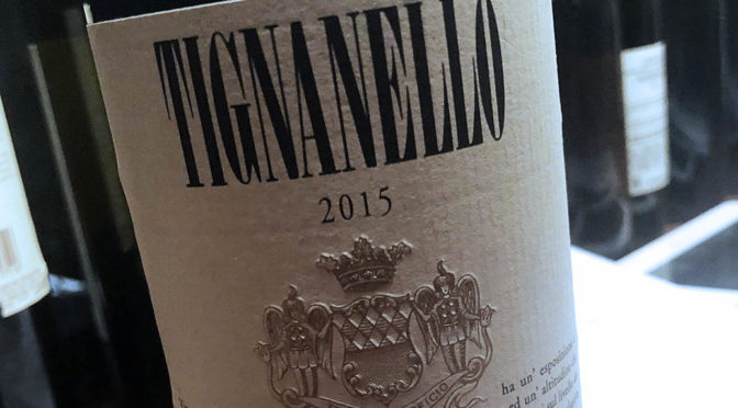 2015 Marchesi Antinori, Tignanello IGT, Toscana, Italien