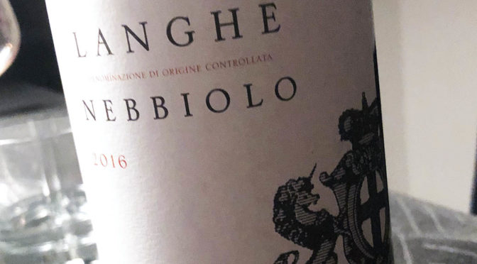 2016 Giovanni Rosso, Langhe Nebbiolo, Piemonte, Italien