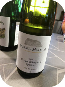 2017 Weingut Markus Molitor, Ürziger Würzgarten Riesling Spätlese, Mosel, Tyskland