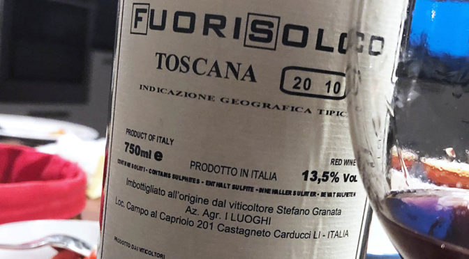 2010 I Luoghi, Fourisolco IGT, Toscana, Italien