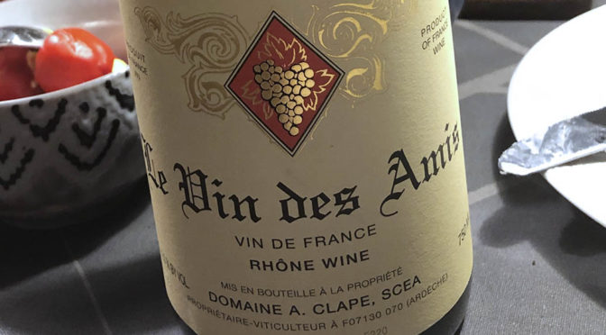 2016 A. Clape, Le Vin des Amis, Rhône, Frankrig