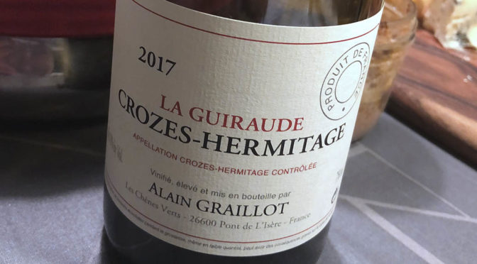 2017 Alain Graillot, Crozes-Hermitage La Guiraude, Rhône, Frankrig