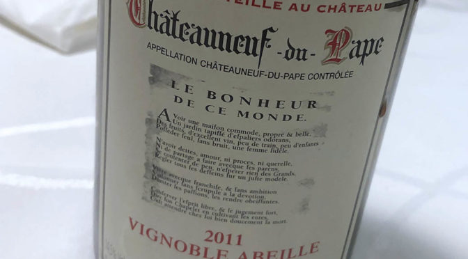 2011 Château Mont-Redon, Vignoble Abeille Châteauneuf-du-Pape, Rhône, Frankrig