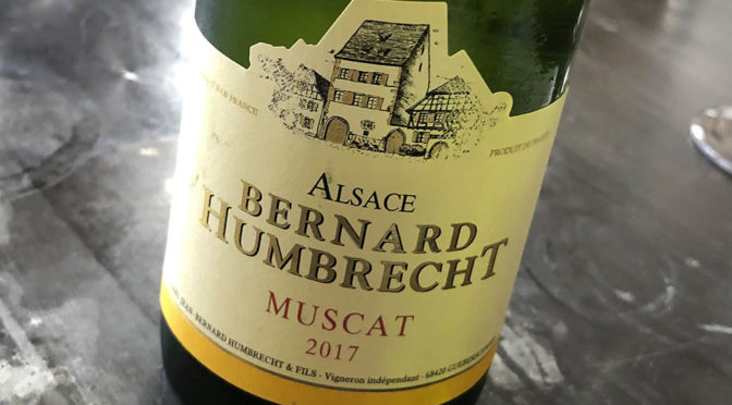 2017 Bernard Humbrecht, Muscat, Alsace, Frankrig