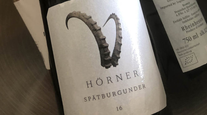 2016 Weingut Hörner, Steinbock Spätburgunder, Pfalz, Tyskland