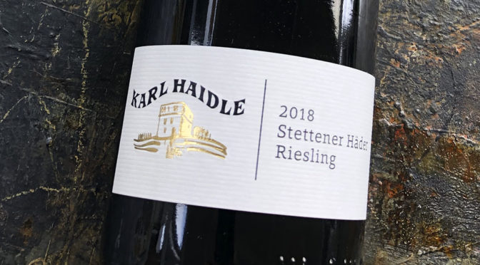 2018 Weingut Karl Haidle, Stettener Häder Riesling, Württemberg, Tyskland