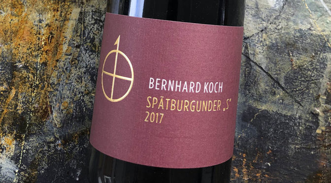 2017 Weingut Bernhard Koch, Spätburgunder S, Pfalz, Tyskland