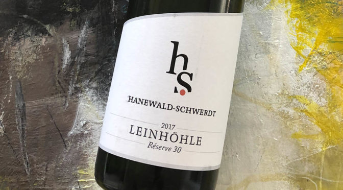 2017 Weingut Hanewald-Schwerdt, Deidesheimer Leinhöhle Riesling Réserve 30, Pfalz, Tyskland