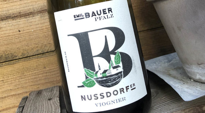 2019 Weingut Emil Bauer & Söhne, Nussdorfer Viognier, Pfalz, Tyskland