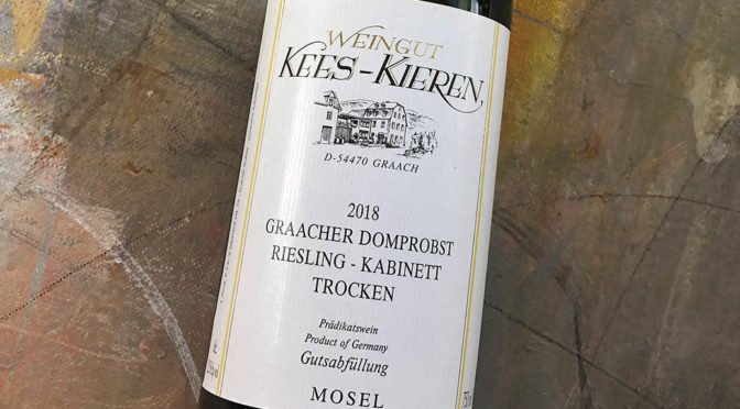 2018 Weingut Kees-Kieren, Graacher Domprobst Riesling Kabinett Trocken, Mosel, Tyskland