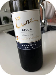 2010 Compañía Vinícola del Norte del España, Cune Reserva, Rioja, Spanien