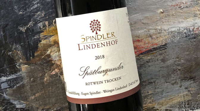 2018 Weingut Spindler Lindenhof, Spätburgunder, Pfalz, Tyskland