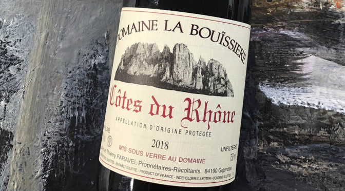 2018 Domaine la Bouïssiere, Côtes du Rhône, Rhône, Frankrig