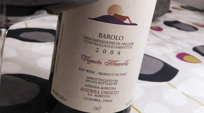 2004 Andrea Oberto, Barolo Albarella, Piemonte, Italien