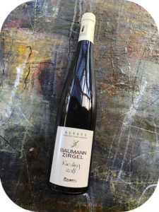 2018 Baumann-Zirgel, Alsace Riesling, Alsace, Frankrig