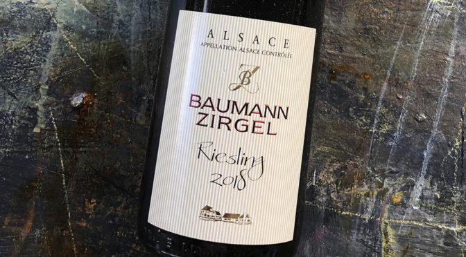 2018 Baumann-Zirgel, Alsace Riesling, Alsace, Frankrig