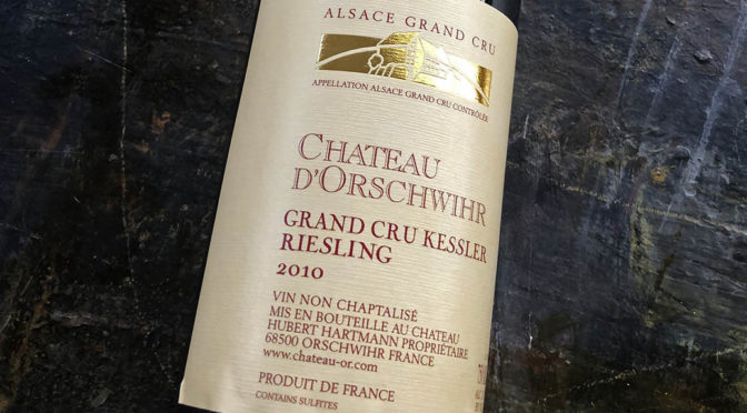 2010 Château d`Orschwihr, Riesling Grand Cru Kessler, Alsace, Frankrig