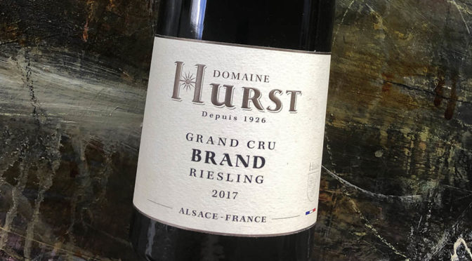 2017 Domaine Armand Hurst, Riesling Grand Cru Brand Vieilles Vignes, Alsace, Frankrig