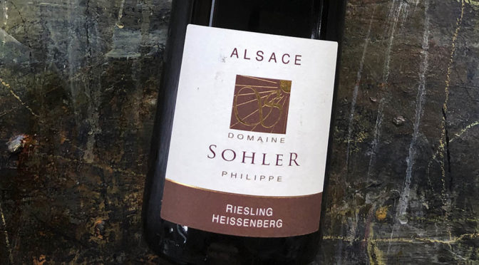 2017 Domaine Sohler, Riesling Lieu-dit Heissenberg, Alsace, Frankrig