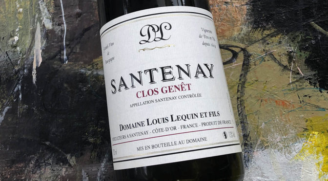 2011 Domaine Louis Lequin et Fils, Santenay Clos Genêt, Bourgogne, Frankrig