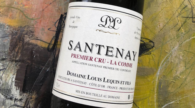 2012 Domaine Louis Lequin et Fils, Santenay Premier Cru La Comme, Bourgogne, Frankrig