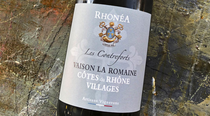 2018 Rhonéa Vignobles, Vaison la Romaine Les Contreforts Côtes du Rhône Villages, Rhône, Frankrig