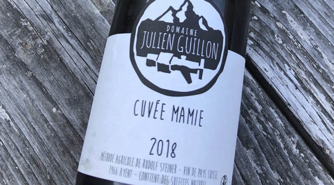 2018 Julien Guillon, Cuvée Mamie, Valais, Schweiz